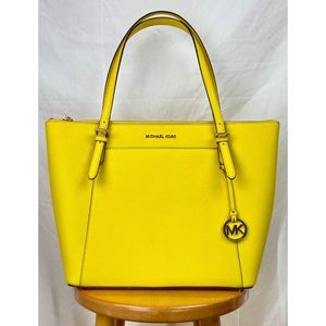 Michael Kors Ciara East West Tote Yellow
